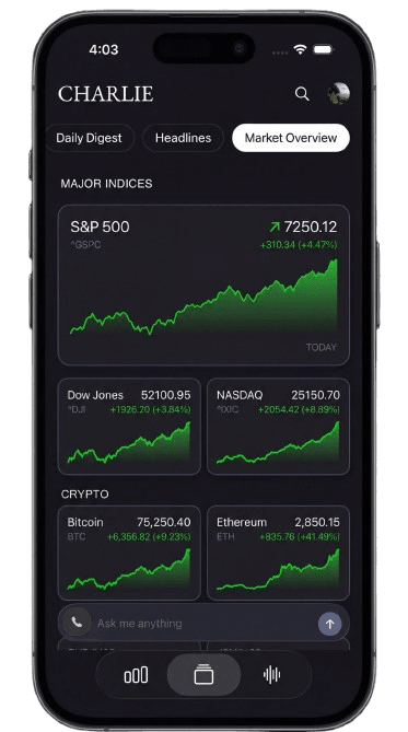 Charlie app screenshot